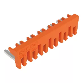   Conector de scurtcircuit izolat Wago cu 6 poli, portocaliu (2007-8446)