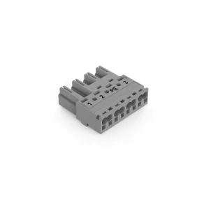Conector Wago cu 4 poli, gri (770-254/062-000)