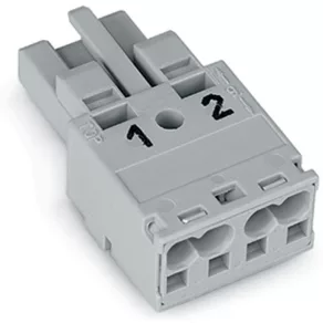 Conector Wago cu 2 poli, gri (770-242)