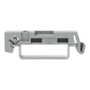   Adaptor de fixare Wago, utilizabil și ca placă de capăt, 6,5 mm, gri (209-137)