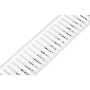   Card de marcare Wago, pentru imprimanta Smart Printer, pentru utilizare cu duze, alb (211-821)
