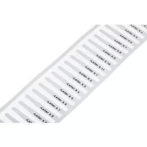   Card de marcare Wago, pentru imprimanta Smart Printer, pentru utilizare cu duze, alb (211-821)