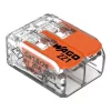 Conector Wago pentru cabluri cu două fire răsucite, 0,2–4 mm², 32 A (221-412)