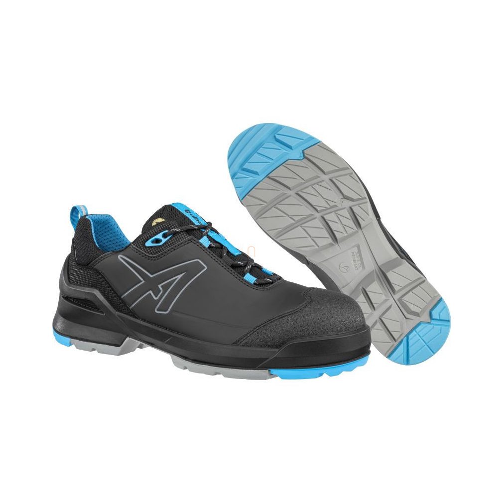 Munkavédelmi cipő Albatros Taraval Black/Blue Low 43-as S3L ESD FO SR ALB-648030-43
