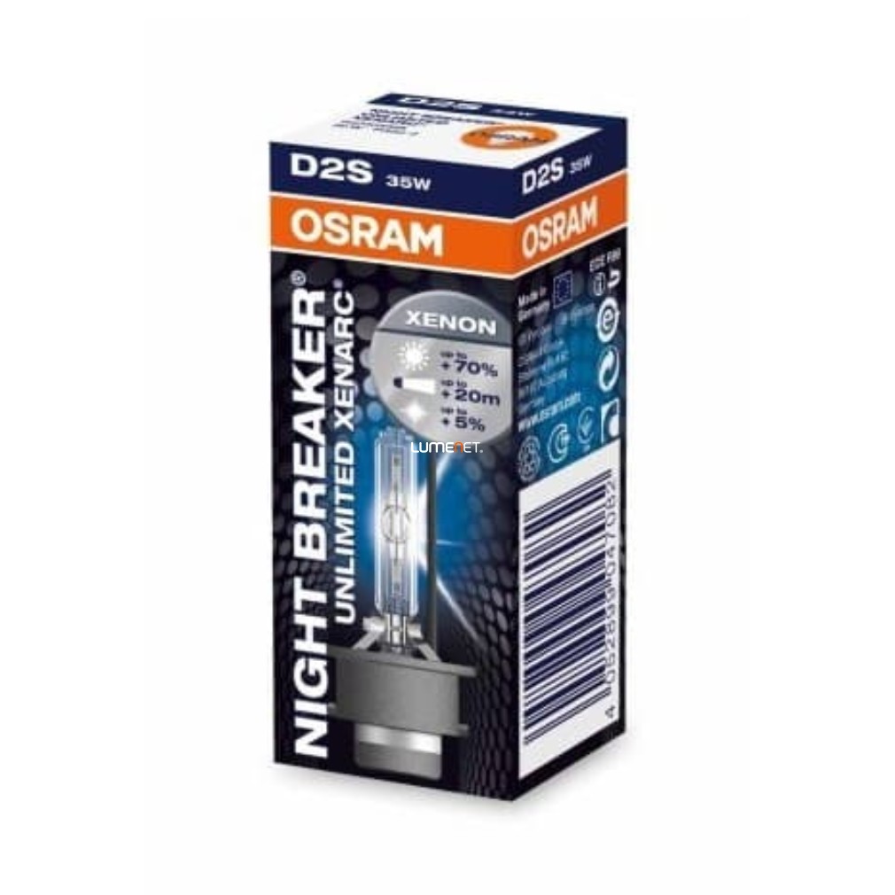 Osram Xenarc Night Breaker Unlimited D2S, 1 buc / cutie, nedeschis