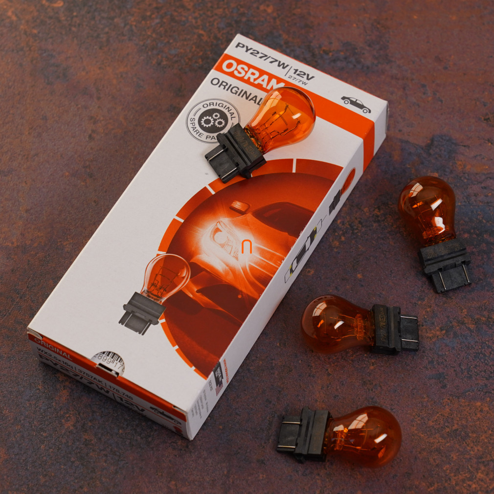 Osram Original Line 3757AK PY27/7W bec indicator 10 buc/pachet