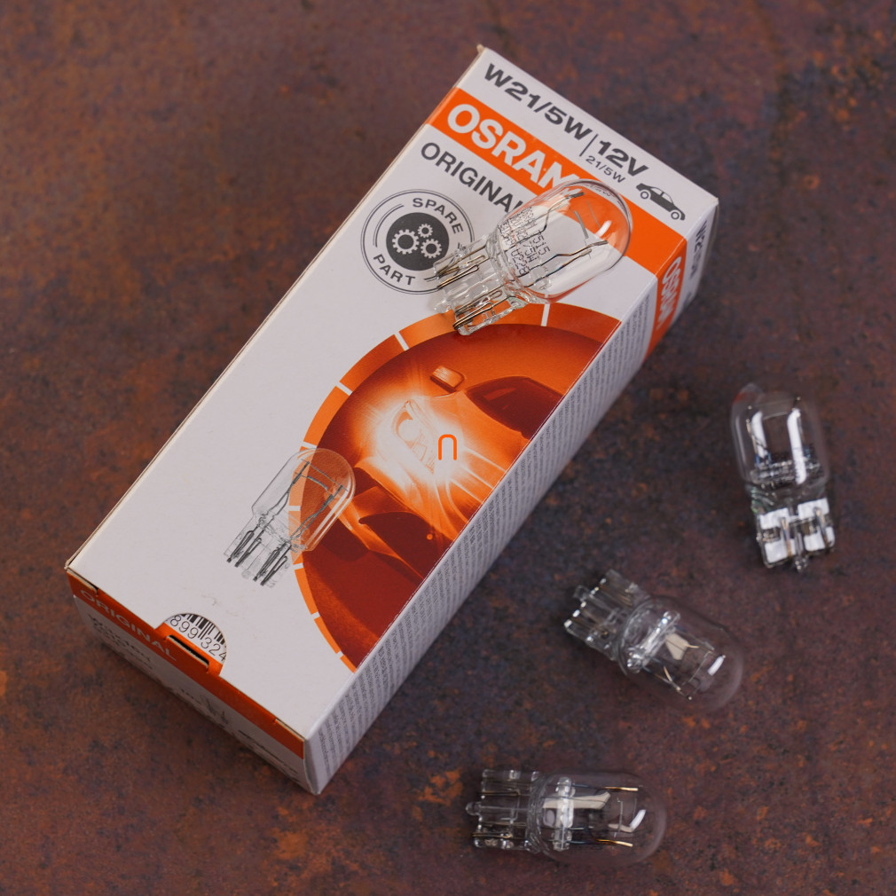 Bec indicator Osram 7515 W21/5W, 10 buc/pachet