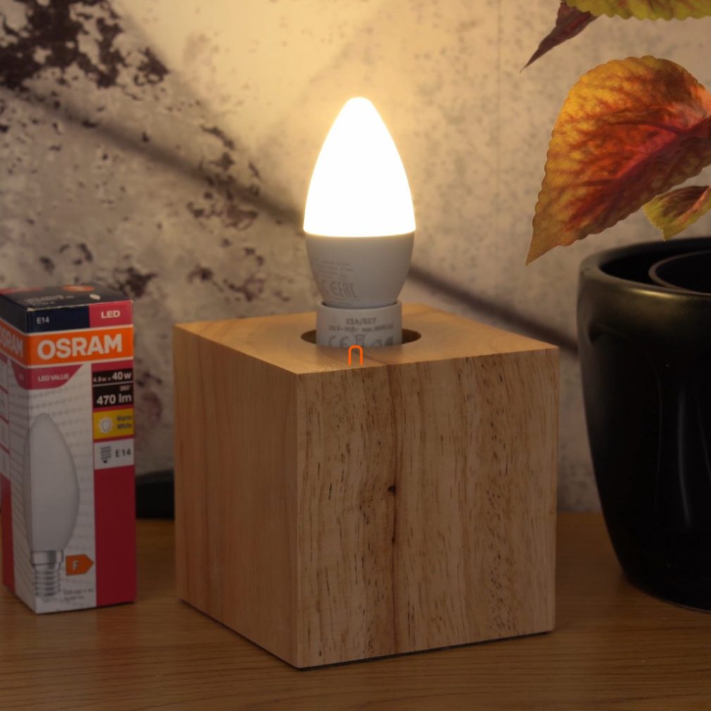 Osram E14 LED Value 4,9W 470lm 2700K alb cald 230° - înlocuiește becul de 40W
