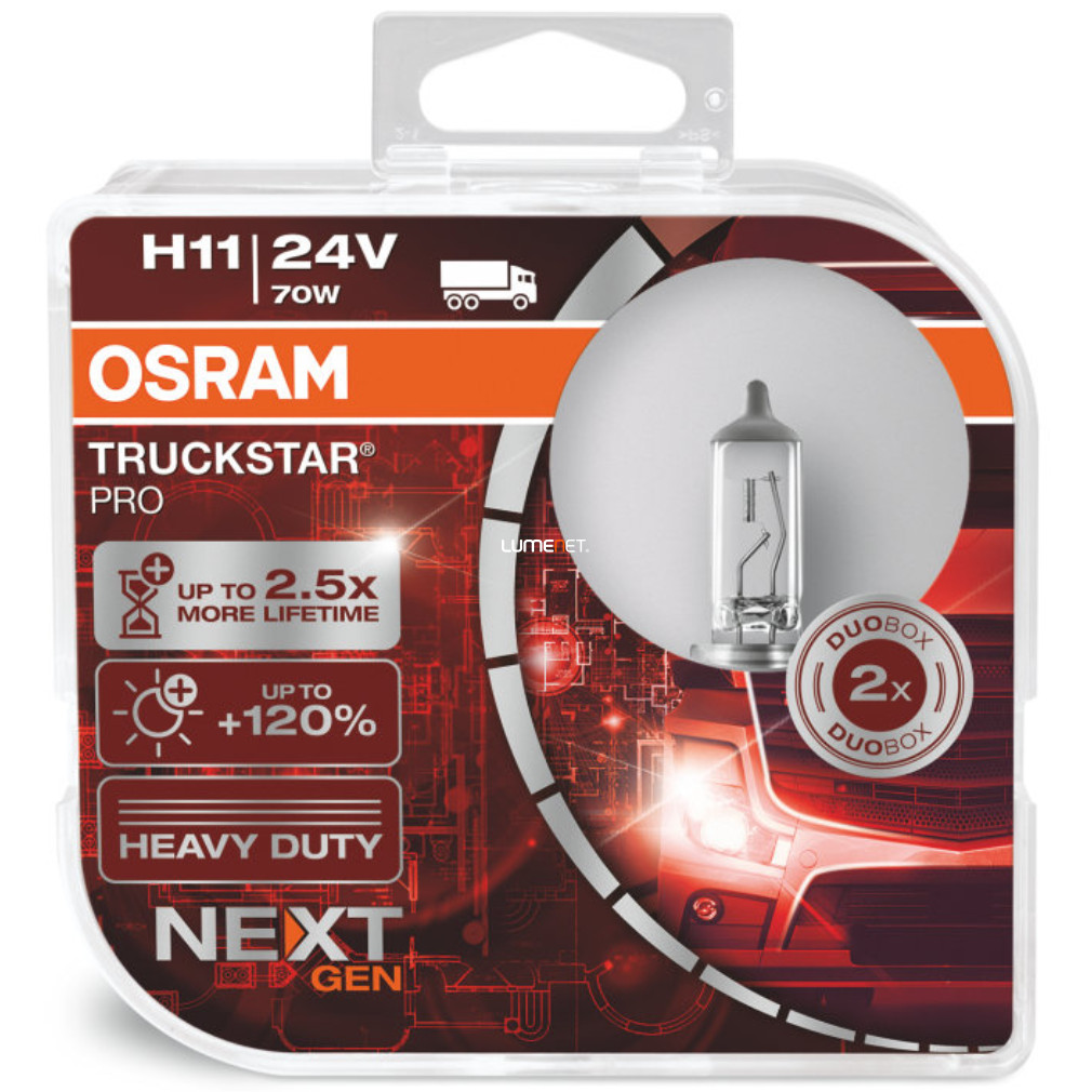 Osram Truckstar Pro H11 24V bec 2 buc/pachet