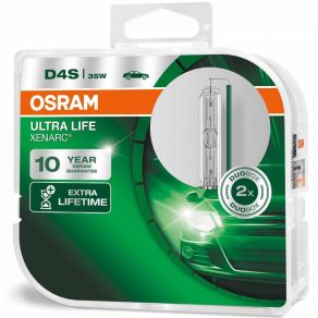   Far xenon Osram Xenarc Ultra Life D4S, 42 V, putere 35 W, flux luminos 3200 lumen, durată lungă de viață, soclu P32d-5, 66440ULT-HCB, 2 buc./cutie