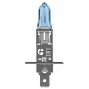   Bec halogen Neolux H1 Blue Light pentru faruri, 12 V, 55 W, temperatură de culoare 4000 K, lumină alb-albăstruie cu efect xenon, soclu P14.5s, N448B, 1 buc./cutie