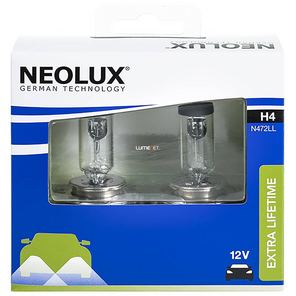 Neolux Extra Lifetime N472LL-SCB H4 2 buc/pachet