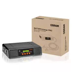   Osram Batterycharge Pro 50A, încărcător profesional pentru baterii, 12 V/24 V, curent de încărcare 50 A, afișaj LCD, compatibilitate cu baterii litiu și plumb-acid, OSCP5024