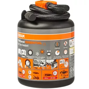   Osram Tyreseal Essential flacon universal de etanșare pentru anvelope, standard OE, tehnologie cu gel cu particule și compatibil cu TPMS, OTS4502ESN