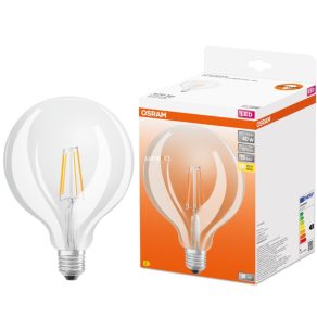   Osram E27 LED Star glob gigant 4W 470lm 2700K alb cald 300° - înlocuiește becul de 40W