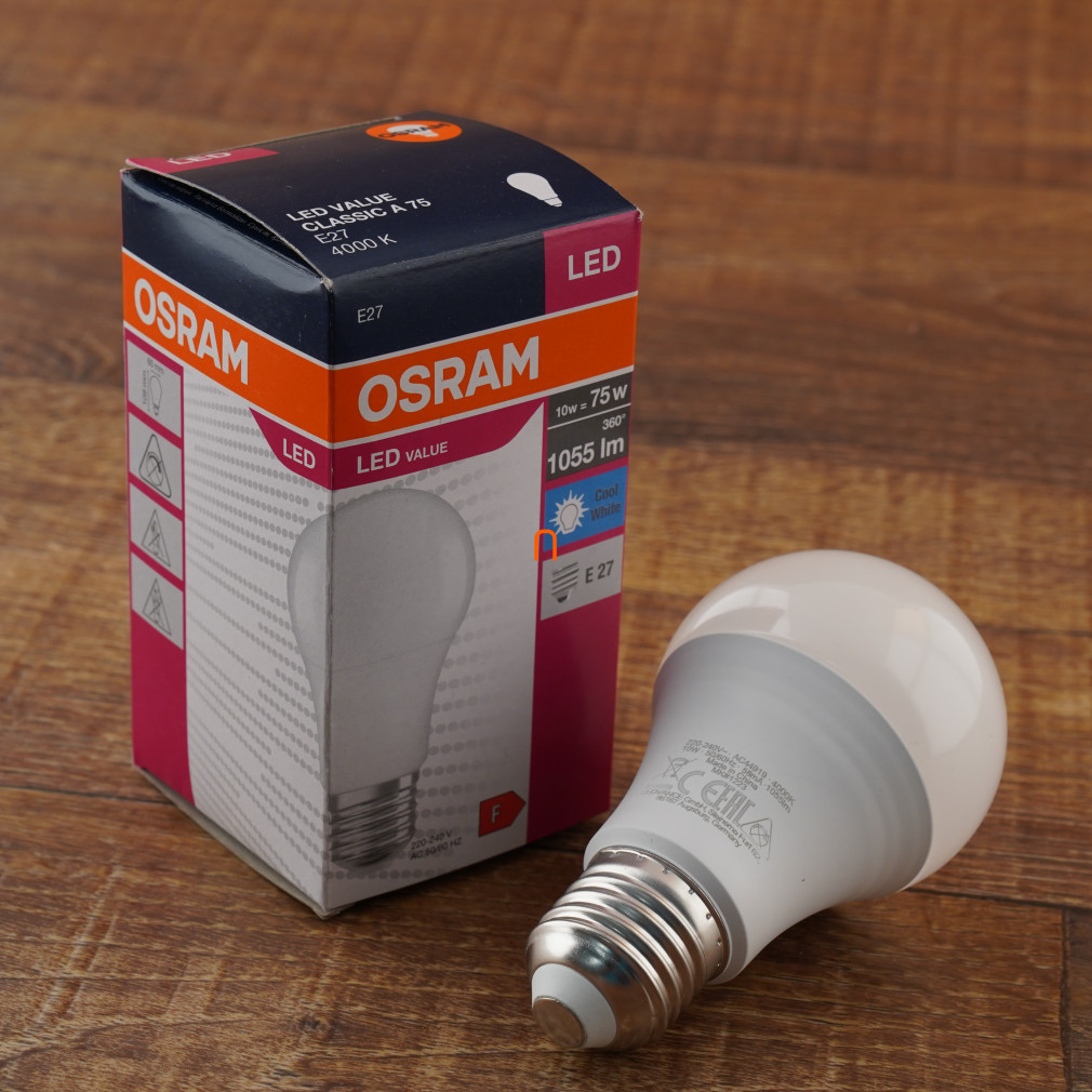 Osram E27 LED Value 10W 1060lm 4000K alb rece 200° - înlocuiește becul de 75W