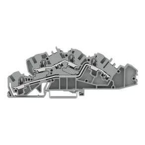   Bloc de conexiuni Wago cu mai multe etaje, 6 mm², gri (2005-7642)