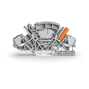Clemă de legătură Wago cu 2 fire, 6 mm², gri (2007-8801)