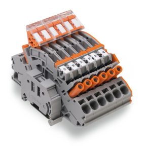   WAGO 2007-8875 Bloc terminal compact pentru transformatoare de curent, multicolor
