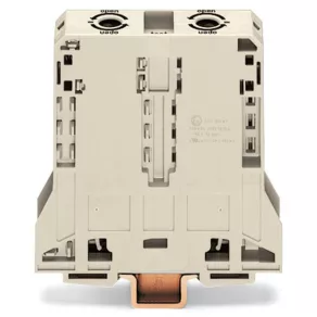 Bloc terminal Wago cu 2 fire, 95 mm², gri deschis (285-995)
