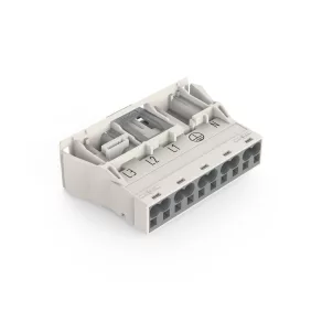 Conector cu fixare prin presare Wago, alb (770-735)