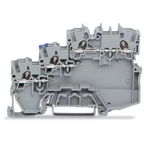   Bloc de conexiuni de alimentare cu 3 fire Wago, gri (2000-5310/102-000)