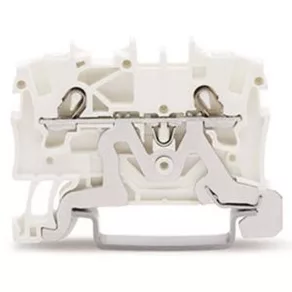   Wago TOPJOB_S Bloc de borne ecranat cu 2 fire, 1,5 mm², alb (2001-1208)