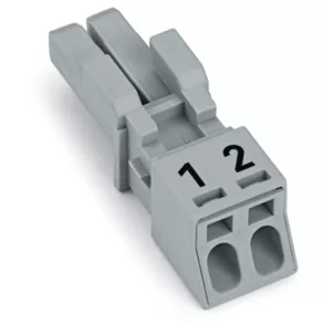 Conector Wago cu 2 poli, gri (890-242)