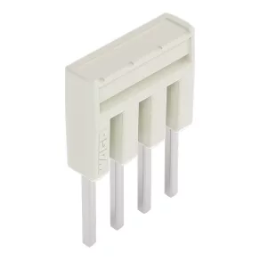 Jumper Wago, 4 căi, izolat, gri deschis 2000-404
