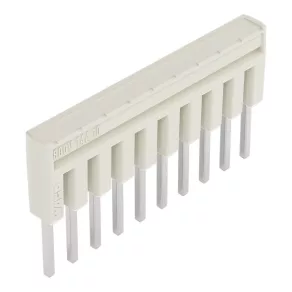   Conector de legătură cu pini Wago, gri deschis, cu 10 pini (2000-410)