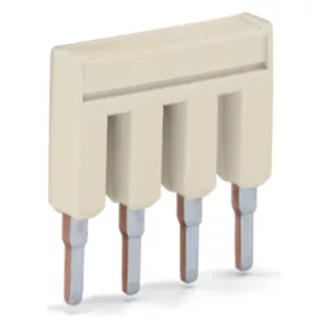 Conector Wago, cu 4 căi, izolat, gri deschis (2001-404)
