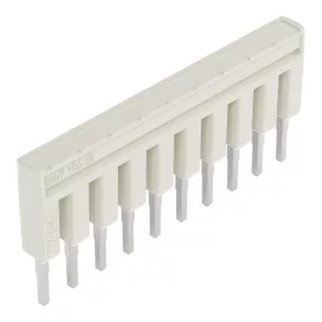   Conector Wago cu pini, izolat, cu 10 ramificații, gri deschis (2001-410)