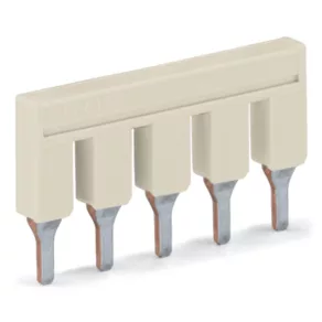   Conector de legătură Wago TOPJOB, izolat, cu 5 poli, gri (2006-405)