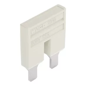   Conector de legătură Wago, izolat, cu două direcții, gri deschis (2010-402)