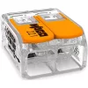 Conector Wago pentru cabluri cu două fire răsucite, 6 mm² (221-612)
