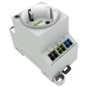 Conector Wago pentru montare pe șină, gri (709-581)