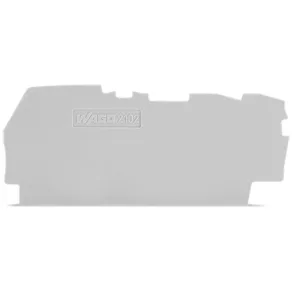   Bloc terminal Wago și foaie de răspuns pentru bloc terminal cu 3 fire, grosime 0,8 mm, gri (2102-1391)