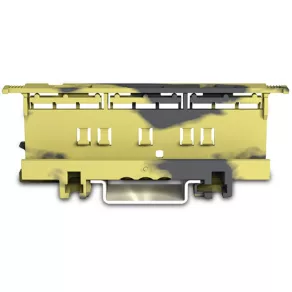   Conector Wago pentru șină de montare, gri-galben, 6 mm² (221-510/000-053)
