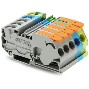   Set de blocuri terminale trifazate Wago 16 mm² (2116-1201/605-038)