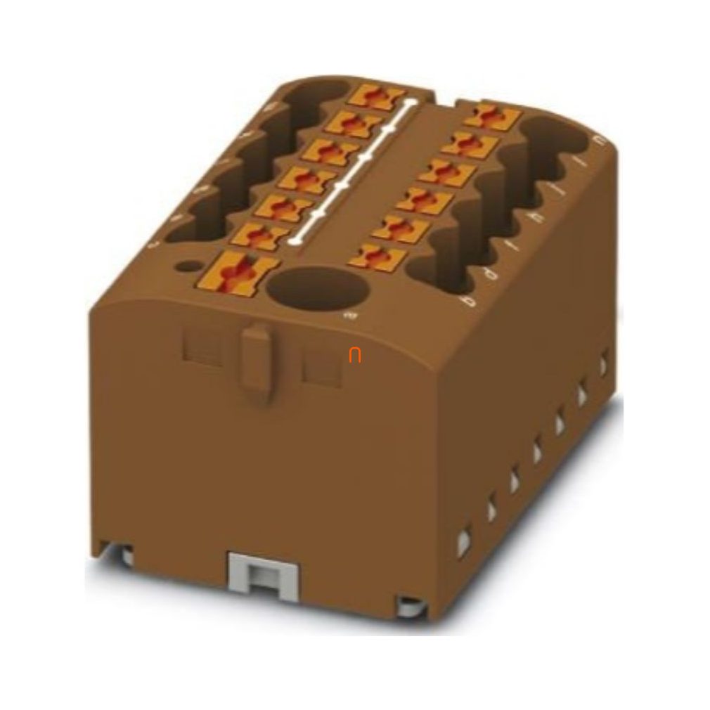 Bloc de distribuție PTFIX 6/12X2,5 BN, 0,5-10 mm2, 41/24 A 690 V montabil pe șină, conexiune cu arc, 3273362
