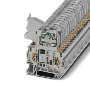   Bornieră cu siguranțe - PT 4-HESILED 24 (5X20) GY/GY, Phoenix Contact, 1058860