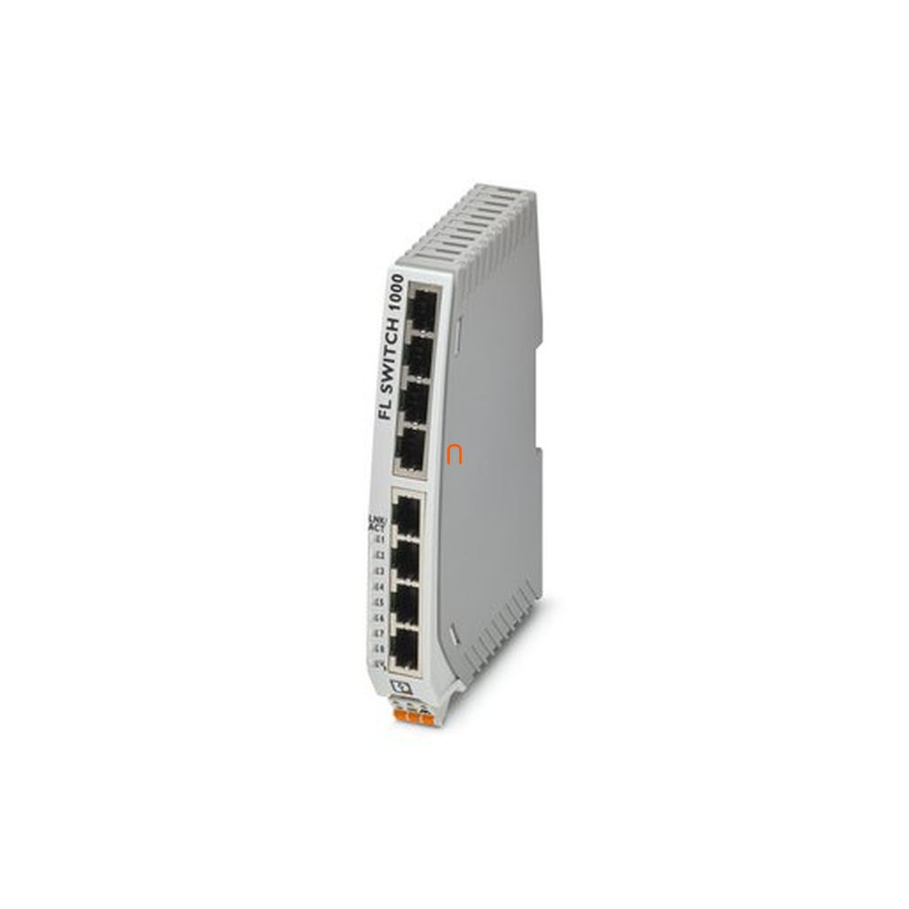 Switch industrial, neconfigurabil, Număr porturi: 8x 10/100 Mbit/s RJ45, pentru șină DIN, IP30 FL SWITCH 1008N 1085256 Phoenix Contact