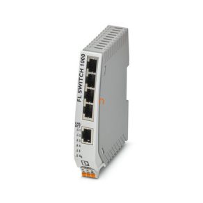   Comutator de rețea industrial, neconfigurabil, număr de porturi: 5x 10/100/1000 Mbit/s RJ45, șină DIN, IP30 FL SWITCH 1105N 1085254 Phoenix Contact