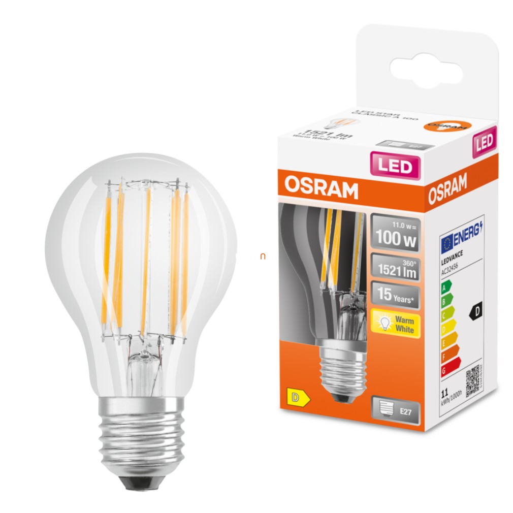 Osram E27 LED Star 11W 1521lm 2700K alb cald 320° - înlocuiește becul 100W