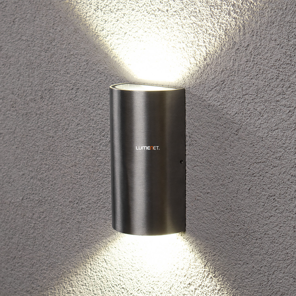 Ledvance lampă LED de exterior pentru perete, alb cald, 12 W, argintiu (Endura Style UpDown)