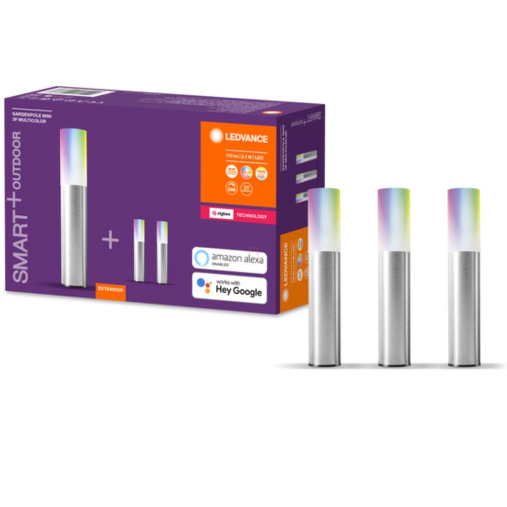Ledvance Smart+ ZigBee GardenPole Mini kültéri földbeszúrható LED lámpa, 3 darabos