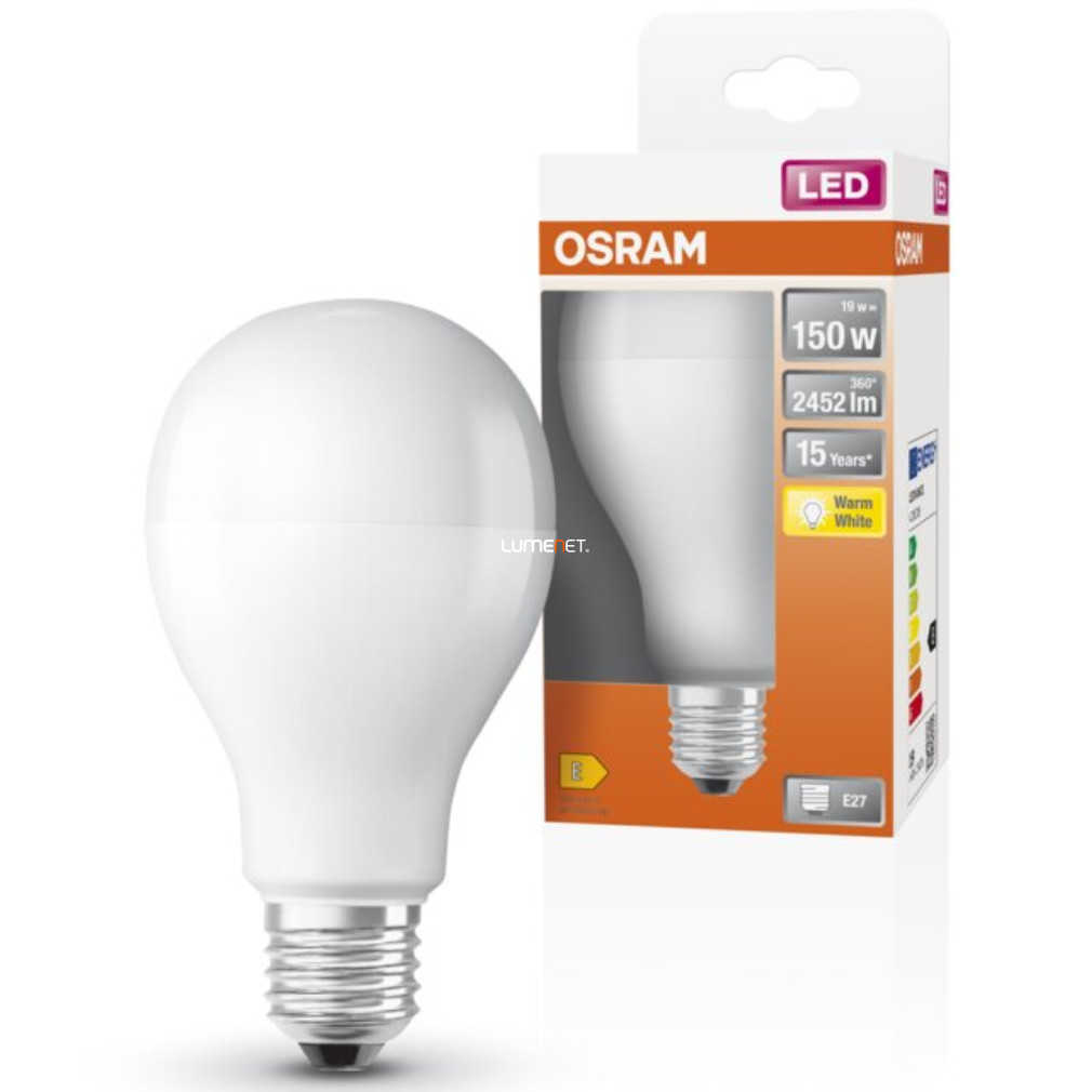 Osram E27 LED Star 19W 2452lm 2700K alb cald 200° - înlocuiește becul de 150W