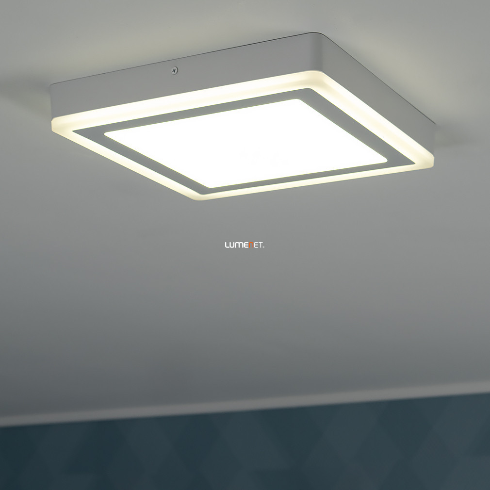 Ledvance plafonier LED, alb cald, 18 W (Click Square)