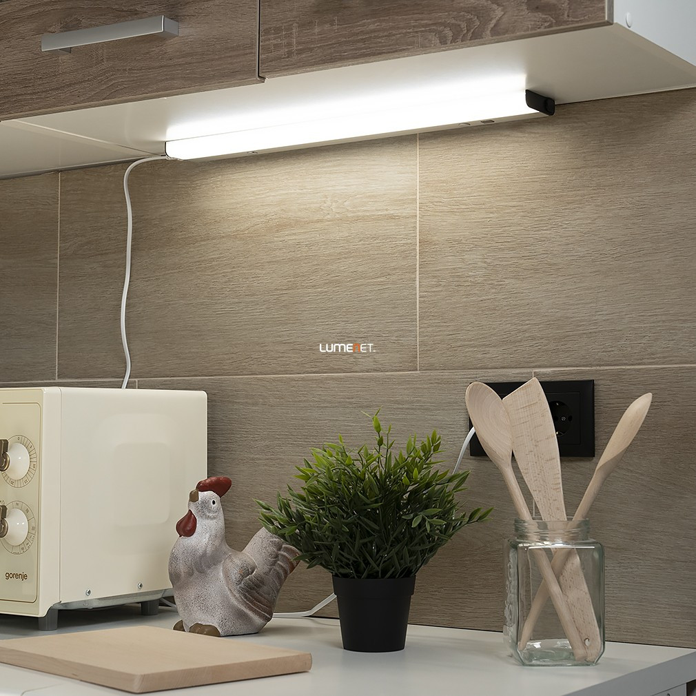 Ledvance lampă LED pentru iluminarea tejghelelor cu senzor de mișcare, alb cald, 12 W, 53 cm (Linear LED Flat Sensor)