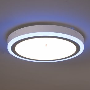   Lampă LED Ledvance cu telecomandă, montată pe perete, alb cald, ramă RGB, 38 W, rotundă (LED Colour + White Round)
